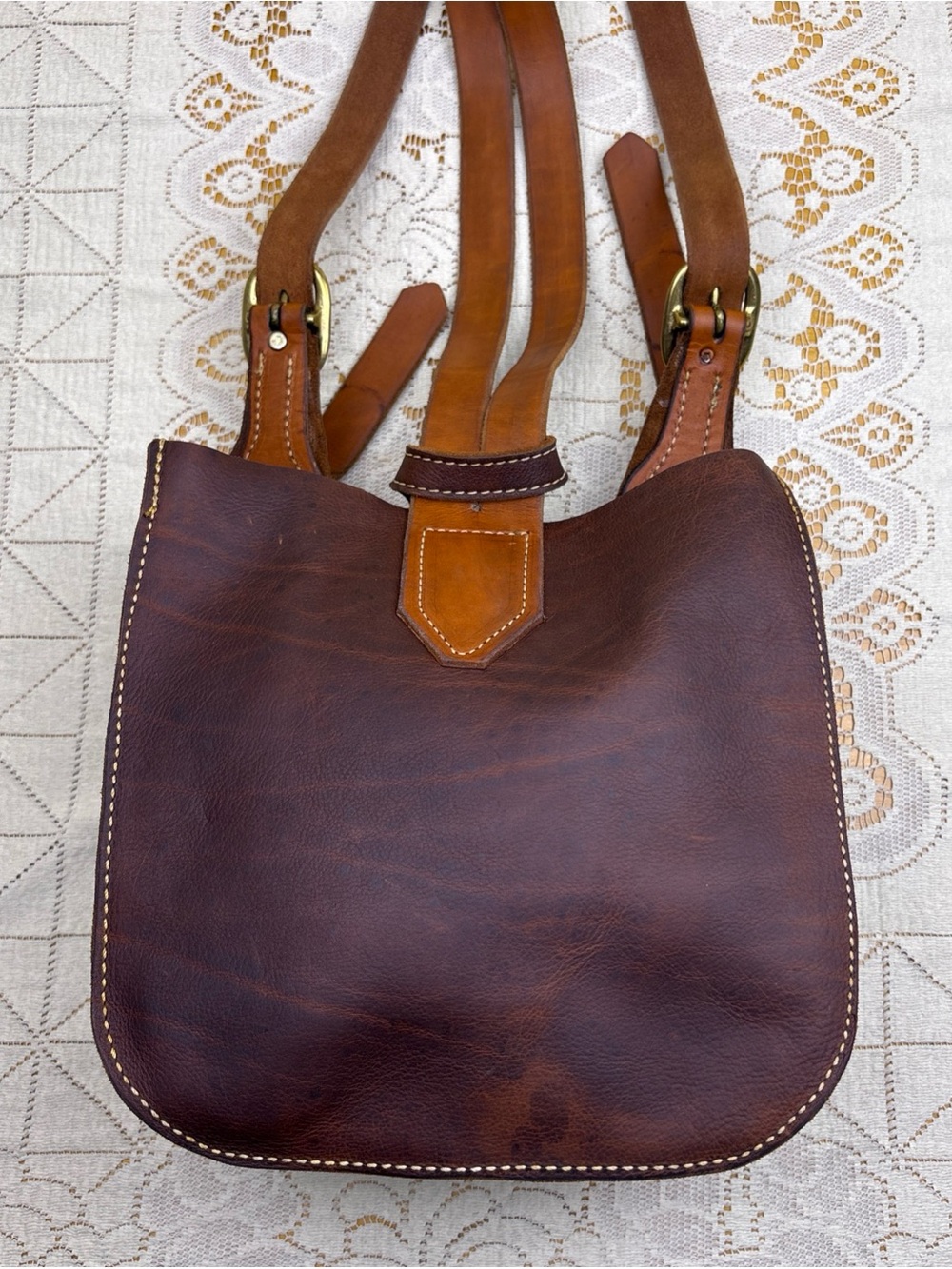 Very Unique Handmade Leather Backpack Hunting Maybe